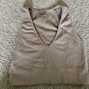 Stone color crop top